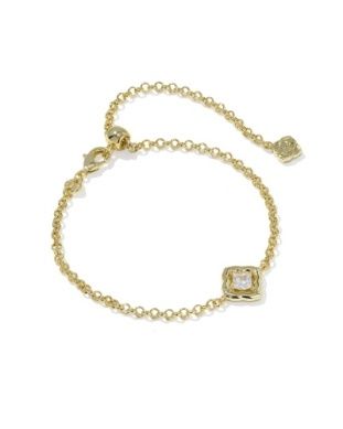 The Mallory Crystal Delicate Bracelet in Gold