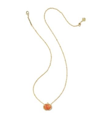Pumpkin Short Pendant in Gold