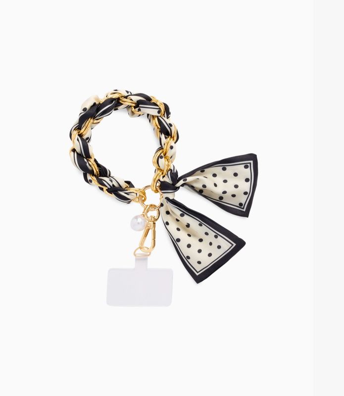 Phone Wristlet | Black Dots