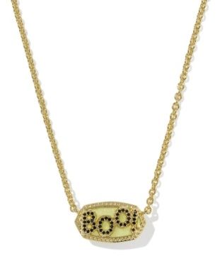 The Elisa Boo Necklace in Gold White Glow in the Dark