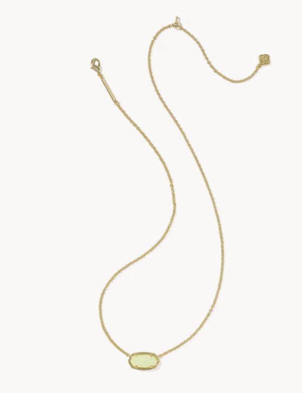 The Elisa Boo Necklace in Gold White Glow in the Dark