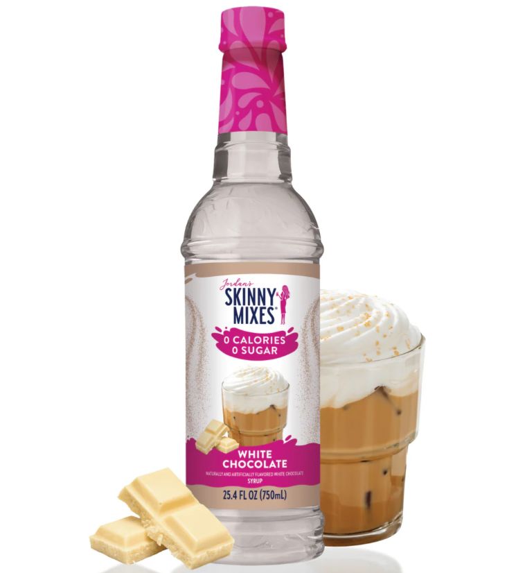Jordan Skinny Mixes Naturally Sweetened Syrup | White Chocolate