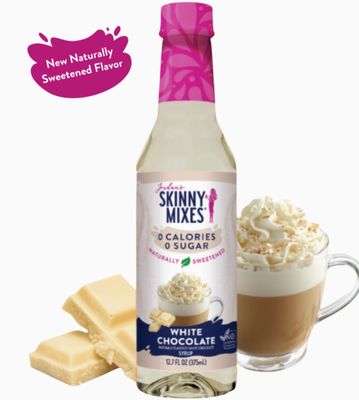 Jordan Skinny Mixes Naturally Sweetened Syrup | White Chocolate