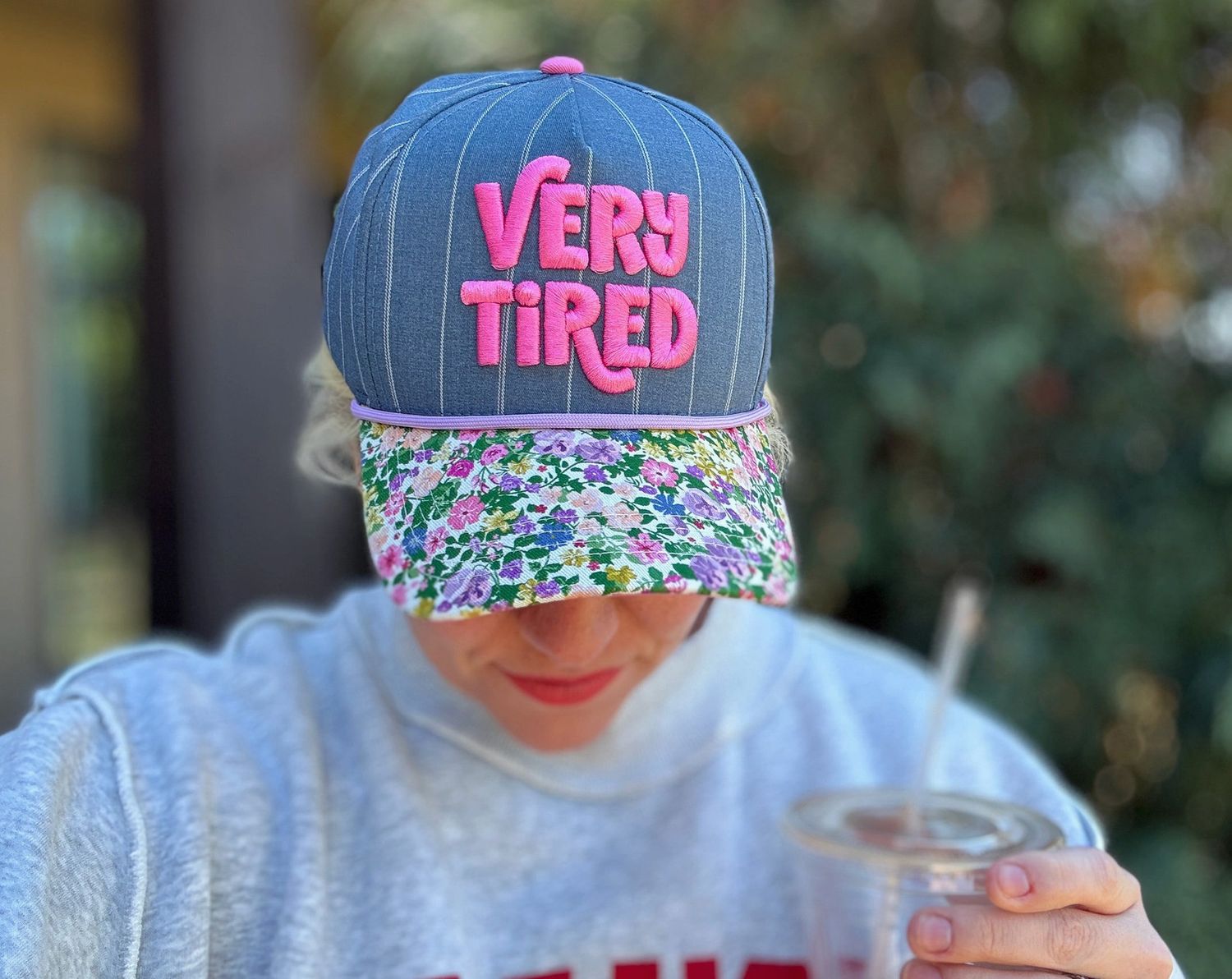 Embroidered Baseball Cap | Very Tired
