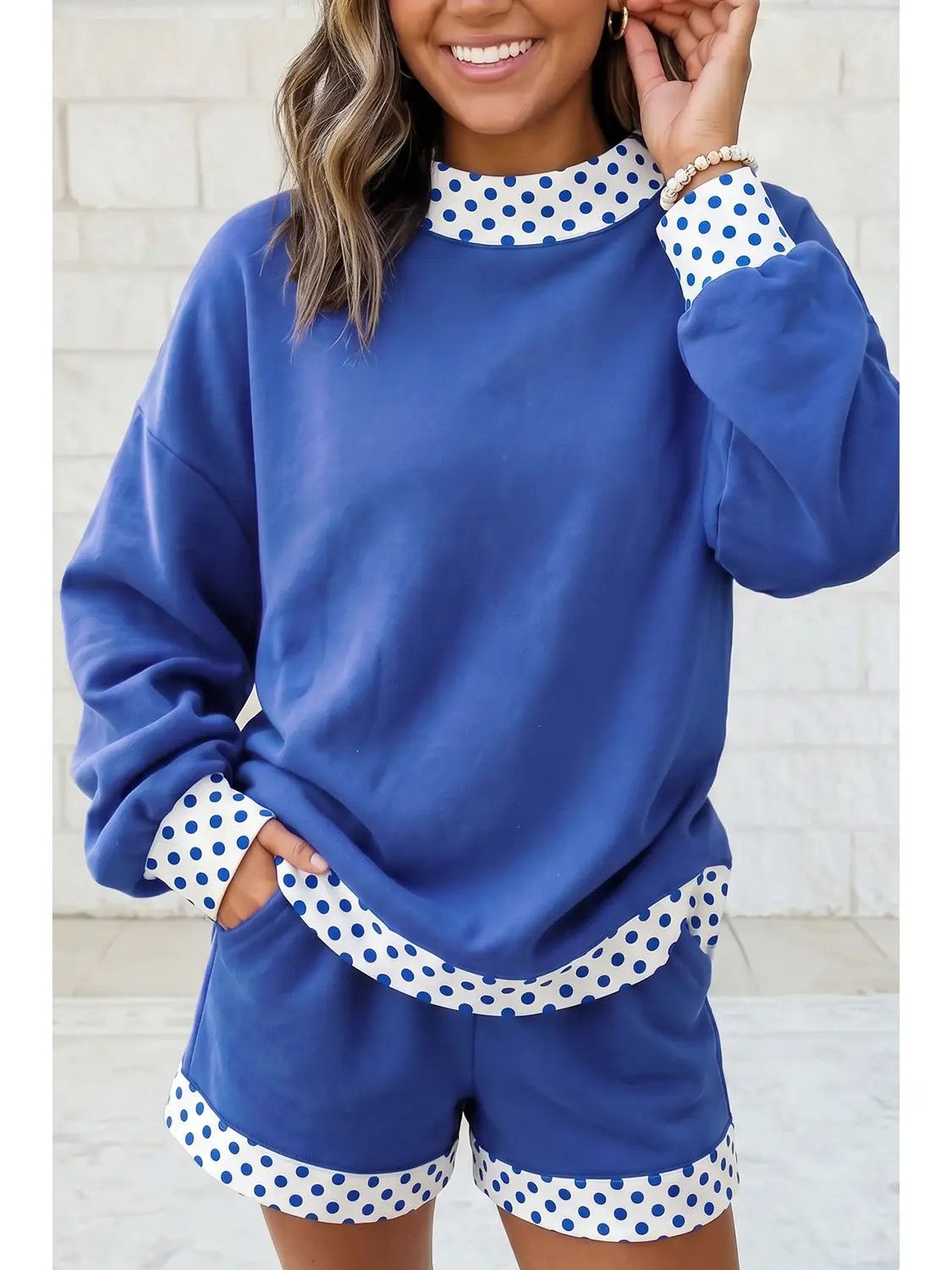 The Miles Mock Neck Sweat Set, Size: S