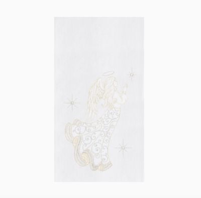 Champagne Praying Angel Tea Towel