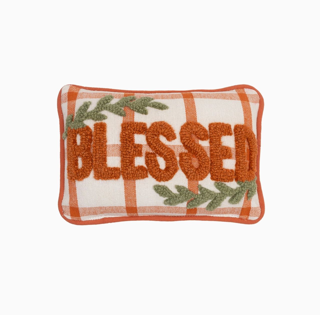 Harvest Blessed Hooked Pillow