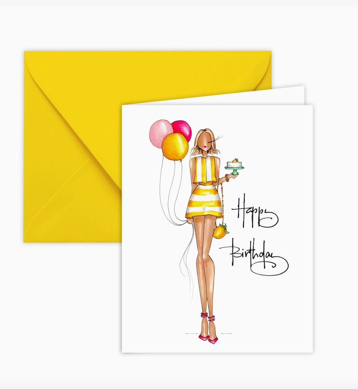 "Lemonade" Brittany Fuson™ Greeting Card