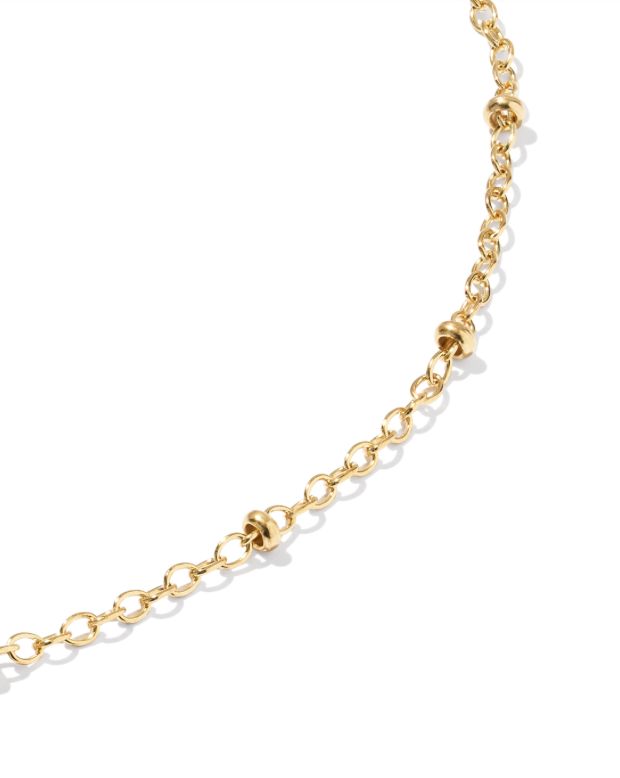 The Evelyn Single Satellite Anklet 14K Gold Filled