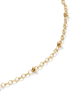 The Evelyn Single Satellite Anklet 14K Gold Filled