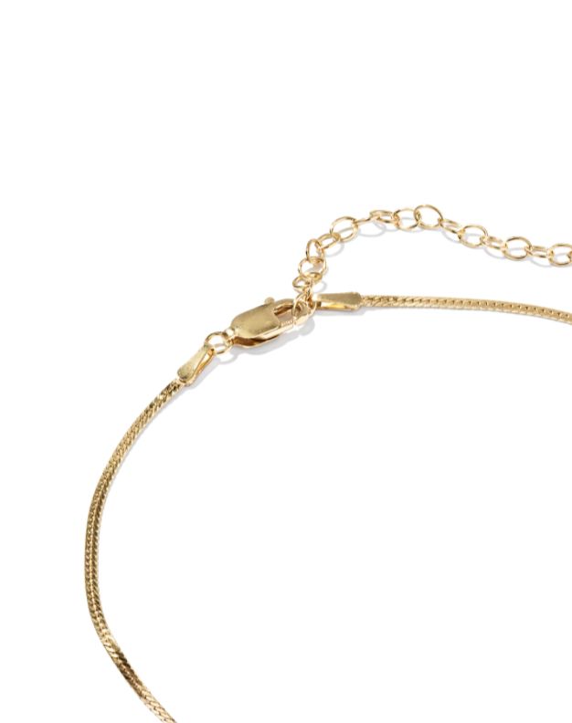 Herringbone Chain Anklet 14K Gold-Filled