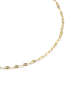 Mirror Sunburst Chain Anklet 14K Gold Filled