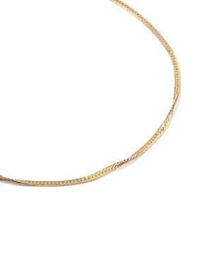 Herringbone Chain Bracelet 14K Gold Filled M/L