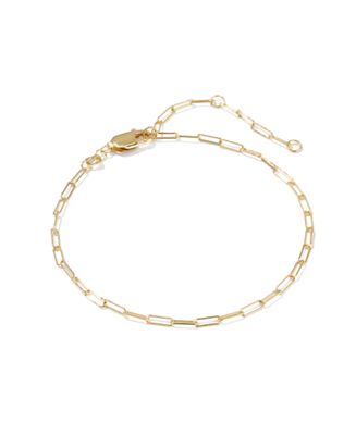The Meadow Paperclip Chain Bracelet in 14K Gold Filled