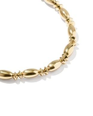 The Miriam Large Bead Stretch Bracelet  14K Gold Filled M/L