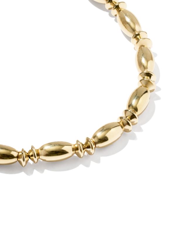 The Miriam Large Bead Stretch Bracelet 14K Gold Filled S/M