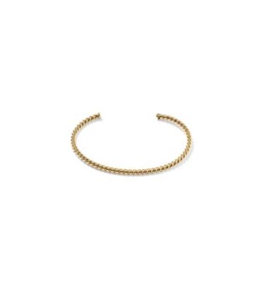 The Victoria Medium Twist Cuff 14K Gold Filled S/M