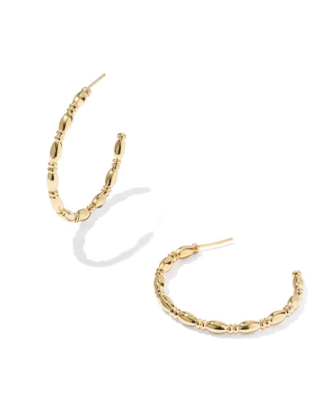 The Miriam Large Bead Hoop Earring 14K Gold Filled