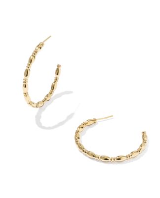 The Miriam Large Bead Hoop Earring 14K Gold Filled