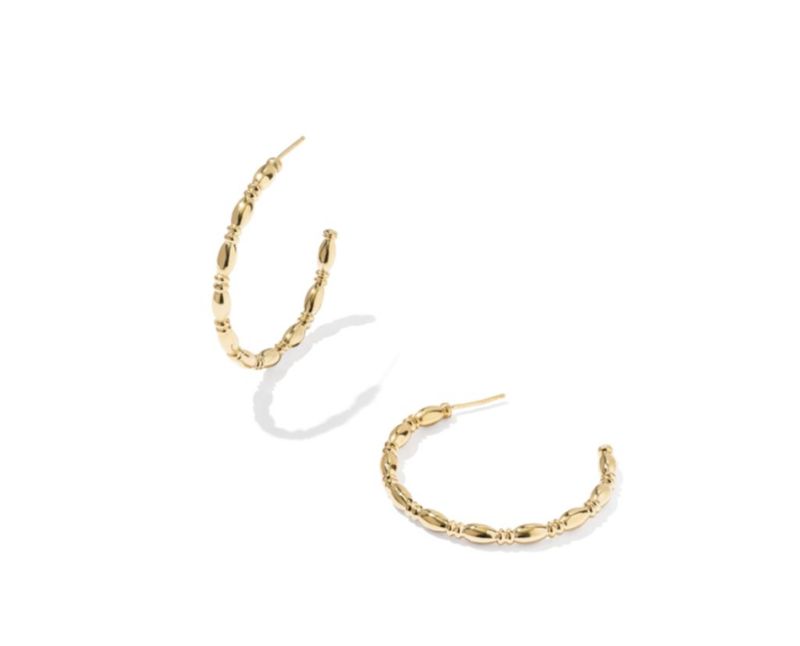 The Miriam Large Bead Hoop Earring 14K Gold Filled