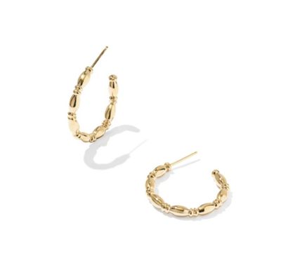 The Miriam Small Bead Hoop Earring 14K Gold Filled