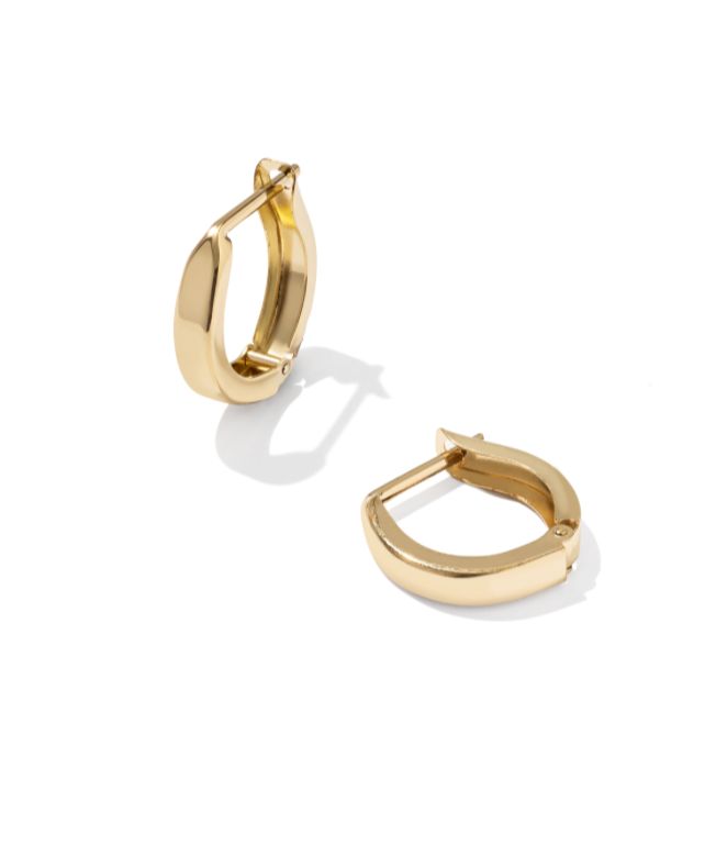 The Lorena Small Metal Huggie Earring 14K Gold Filled