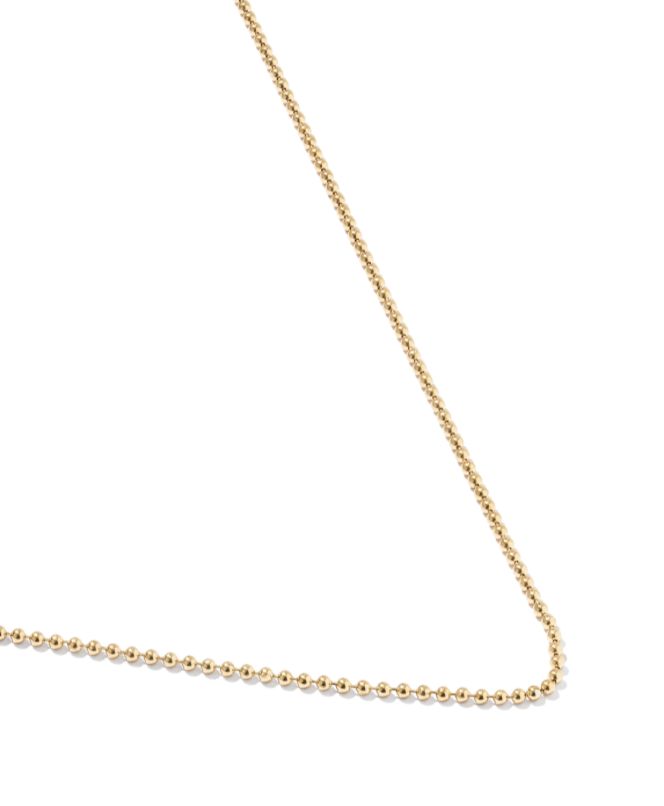 The Cheryl Beaded Chain Necklace 14K Gold Filled