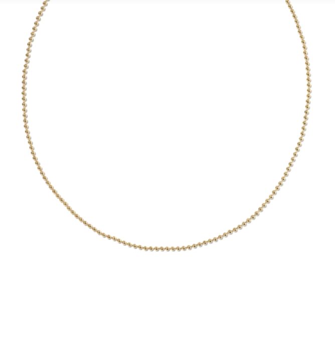 The Cheryl Beaded Chain Necklace 14K Gold Filled