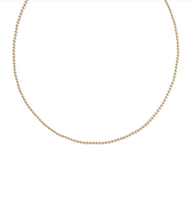 The Cheryl Beaded Chain Necklace 14K Gold Filled