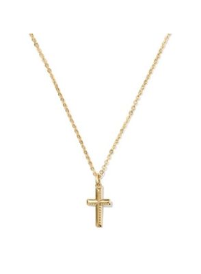 Cross Short Pendant Necklace 14K Gold Filled
