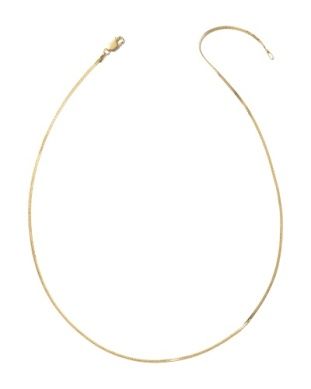 Herringbone Chain Necklace 14K Gold Filled