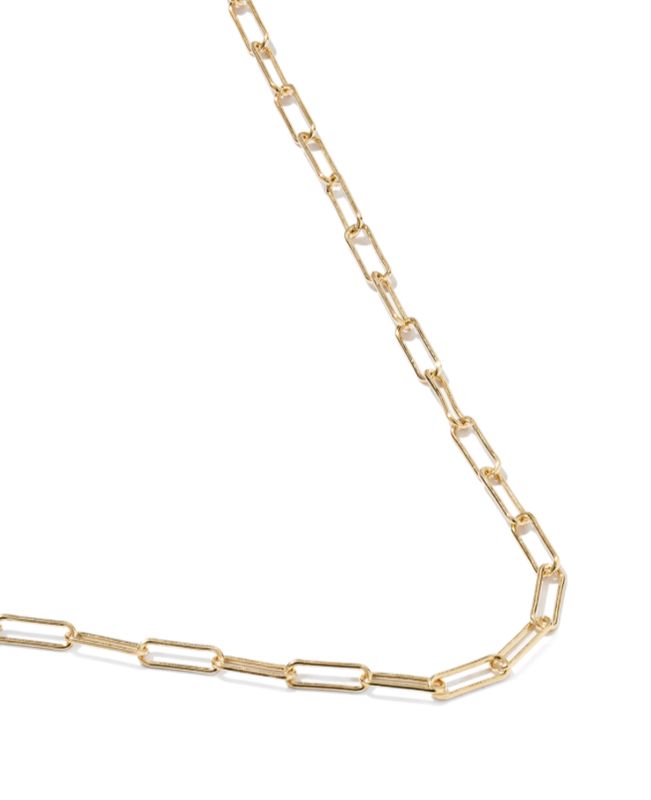 The Meadow Paperclip Chain Necklace 14K Gold Filled