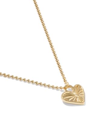 The Ari Heart Beaded Necklace 14K Gold Filled