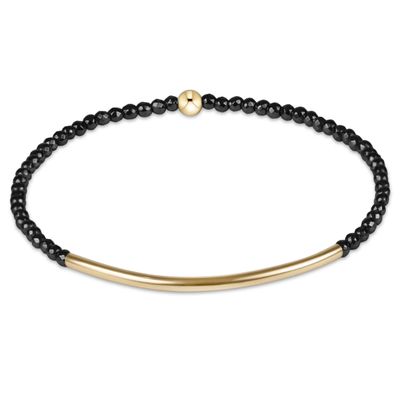 Enewton Bliss Bar Gold 2mm Faceted Hematite Bracelet