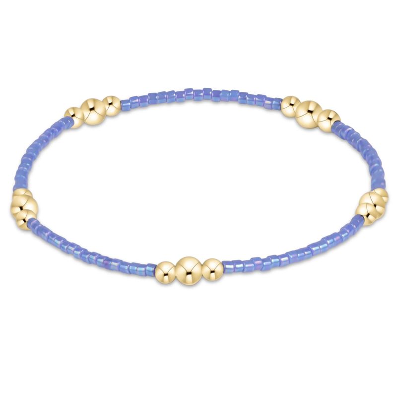 Enewton Hope Purpose Gold Bracelet Bright Blue