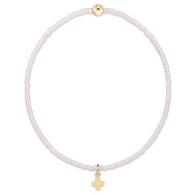 Enewton Hope Classic Milkshake Bracelet Signature Cross Small Gold Charm