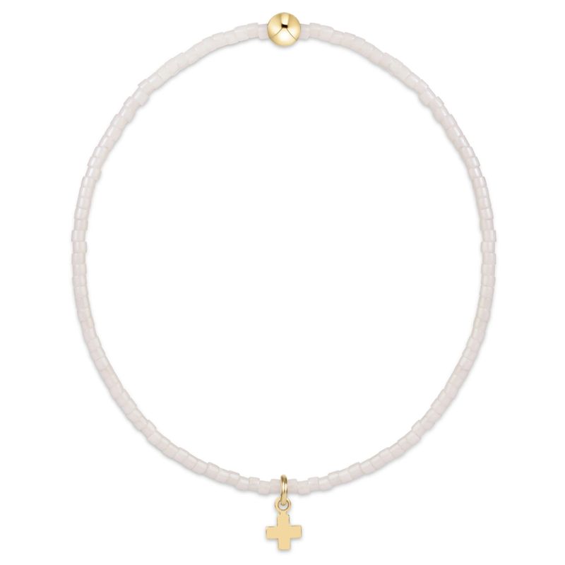 Enewton Hope Classic Milkshake Bracelet Signature Cross Small Gold Charm