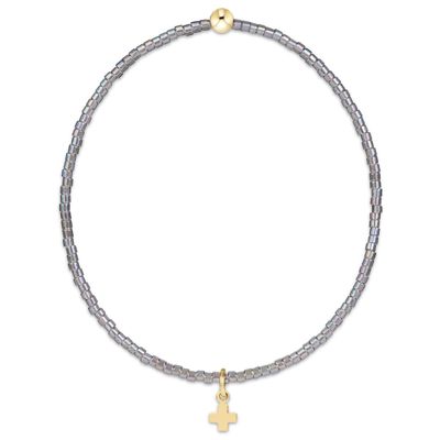 Enewton Hope Classic Morning Mist Bracelet Signature Cross Small Gold Charm