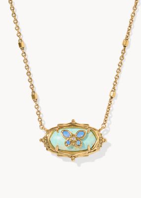 The Dolly Parton Elisa Butterfly Vintage Sea Green Crystal