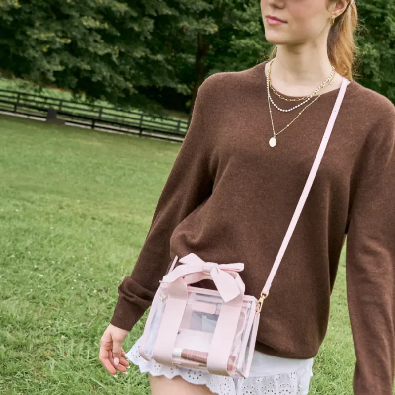 Case-Mate Clear Stadium Bag | Ballet Pink