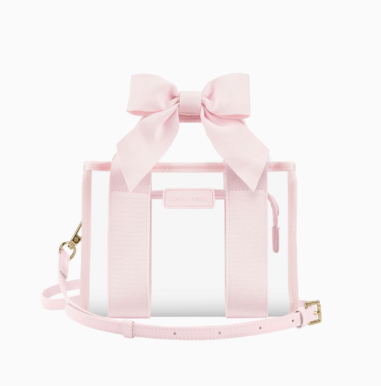 Case-Mate Clear Stadium Bag | Ballet Pink