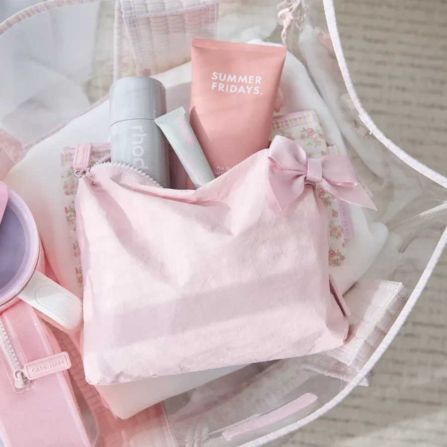 Case-Mate Crinkle Makeup Bag | Ballet Pink