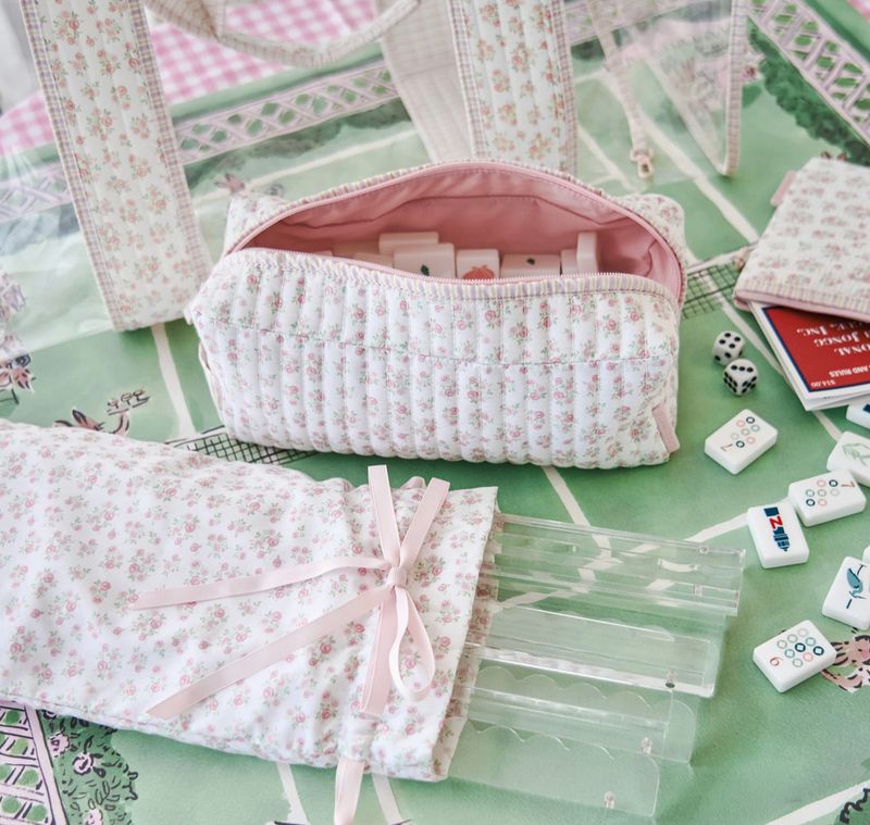 Case-Mate Mahjong Jelly Tote Set  | Quilted Ditsy Floral