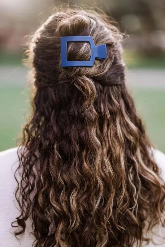 Teleties™ Flat Square Hair Clip | Midnight Rain