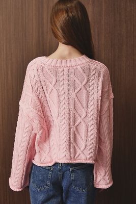 The Ollie Oversized Cropped Sweater