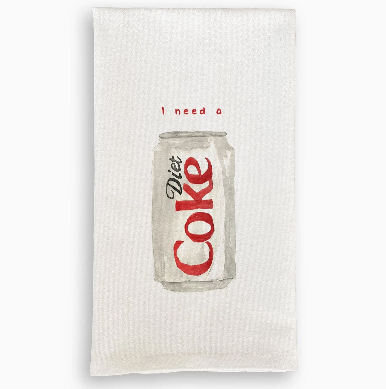 I Need A Diet Coke Dish Towel