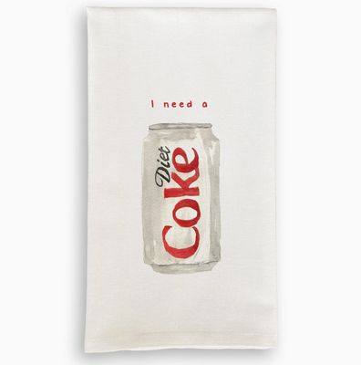I Need A Diet Coke Dish Towel