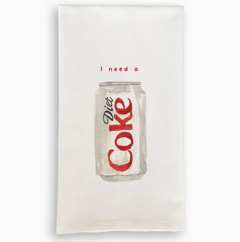 I Need A Diet Coke Dish Towel