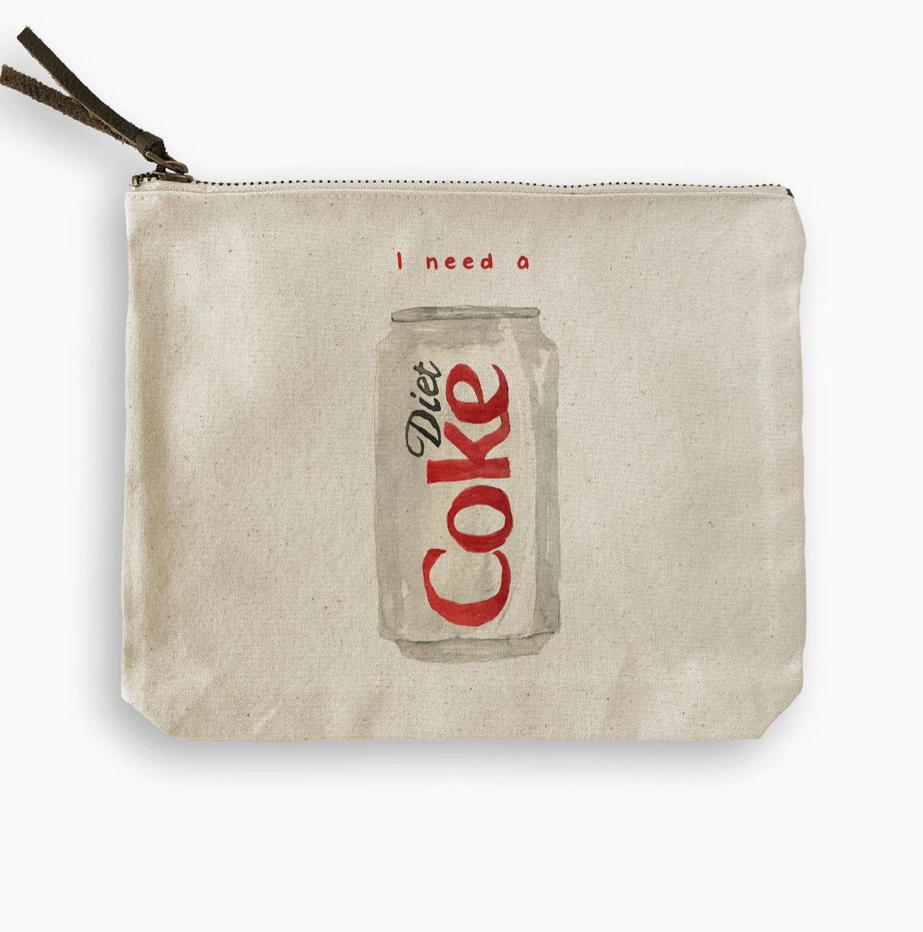 I Need A Diet Coke Cosmetic Bag