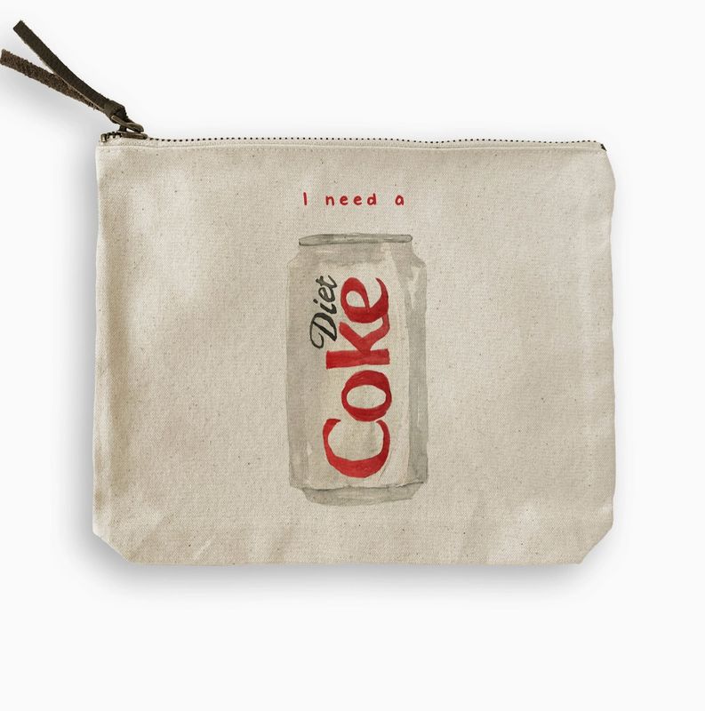 I Need A Diet Coke Cosmetic Bag